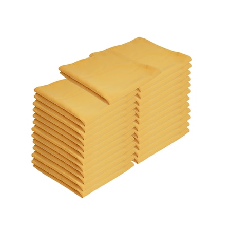 Monarch Brands Mariposa Poly Spun Napkin 20x20 Gold (25pk) NAP-GOLD-SPUN
